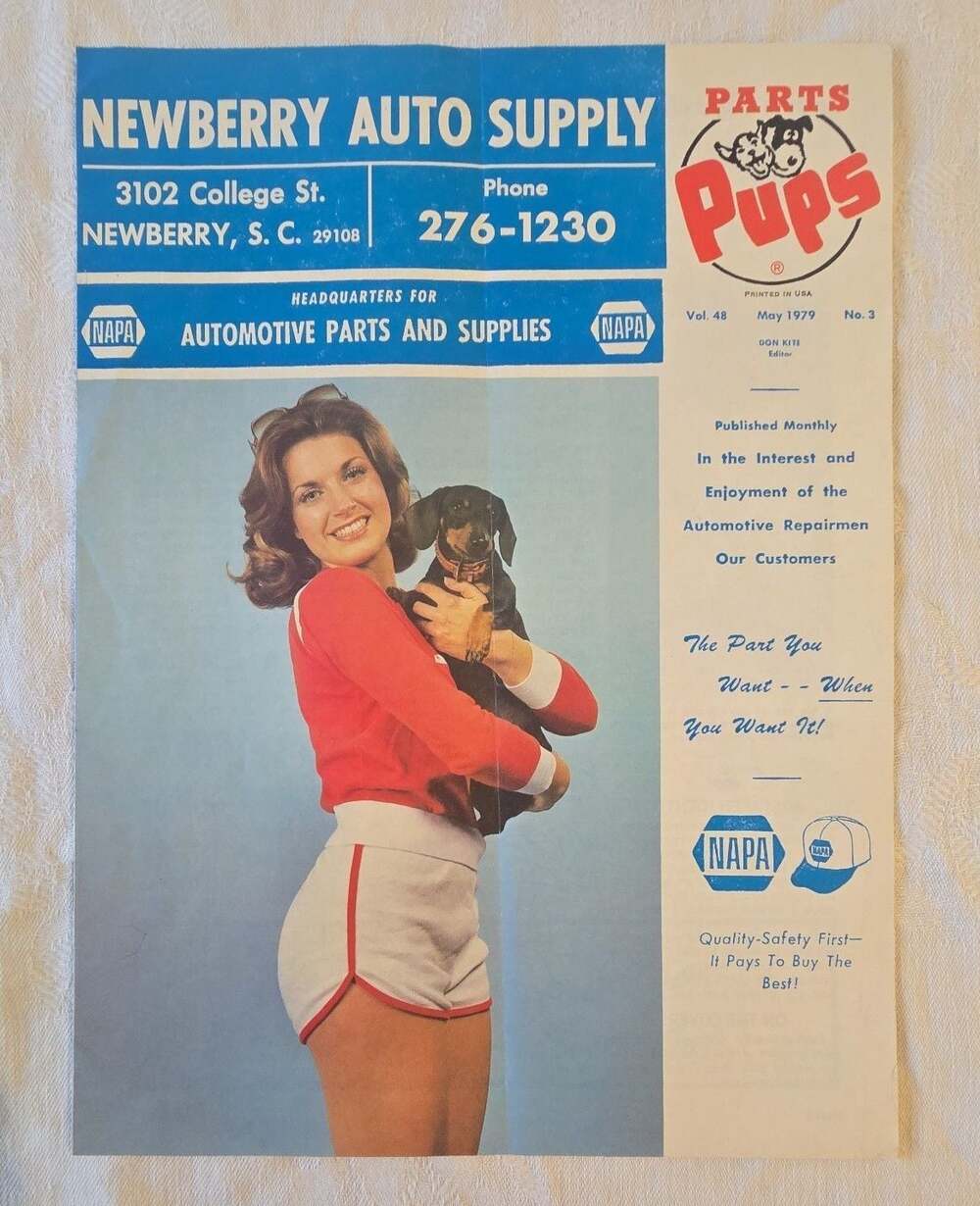 Vintage NAPA Parts Pups Magazine Vol. 48 No. 3 May 1979